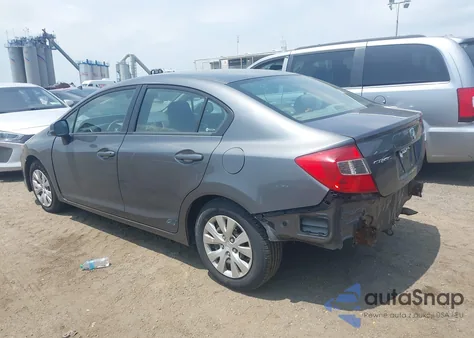 2012 Honda Civic Lx из США, поврежденный, VIN 2HGFB2F52CH321204